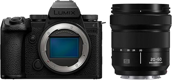 Panasonic LUMIX S5IIX Mirrorless Camera (DC-S5M2XBODY) with LUMIX S 20-60mm F3.5-5.6 L Mount Interchangeable Lens (S-R2060)