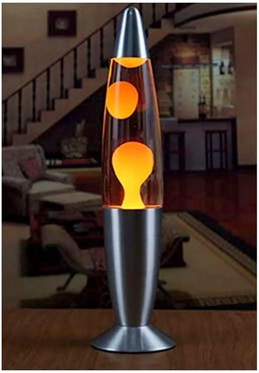 Bilger Büyük Boy Lav Lambası Lava Lamp 41 Cm, Sarı, 10 x 10
