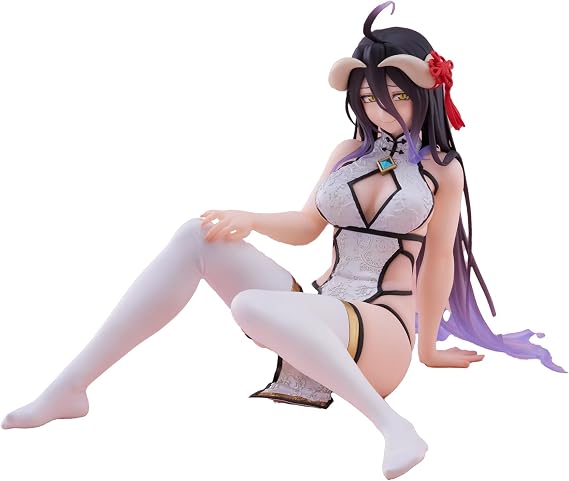 Taito-Overlord-Desktop Cute Figure - Albedo (Chinese Dress Ver.)