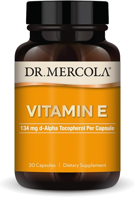 Dr. Mercola Vitamin E 30 Capsules (30 Servings)