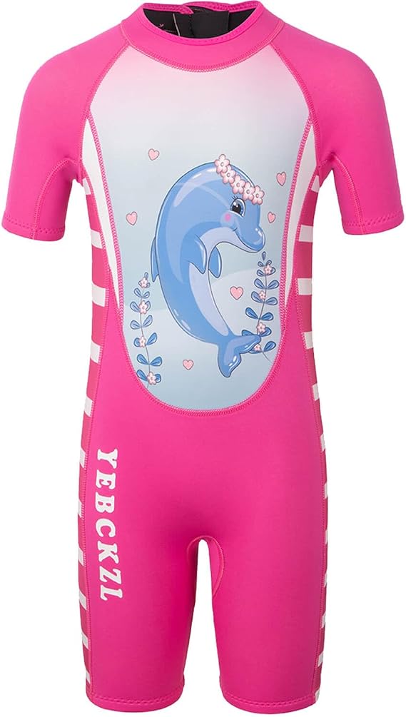 Kids Wetsuit for Youth Teenager,Zip Neoprene Wet Suits for Boys Girls to Keep Warm in Cold Water Diving Surfing Swimming