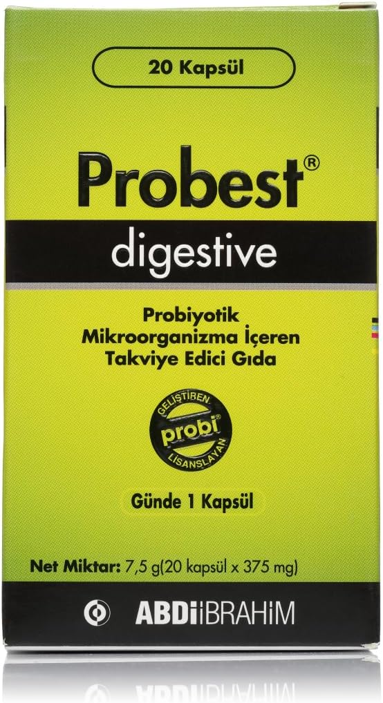 Probest Digestive 20 Capsules Containing Probiotic Microorganisms