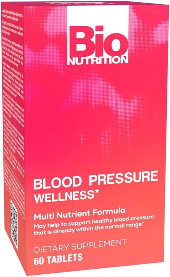 Bio Nutrition Blood Pressure Wellness Tabs, 60 Count