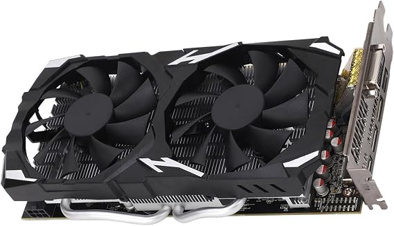 RX 580 Graphics Card, RX580 8GB GDDR5 256bit, Dual Cooling Fans, with Three DP, one HD Multimedia Interface and one DVI, 60Hz 4K 1080P PC Graphics Card HD Game Graphics Card