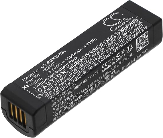 Replacement Battery for SHURE GLXD1 GLXD2 GLX-D Digital Wireless Systems MXW2 GLXD PN SB902 SB902A 1100mAh Type Li-ion