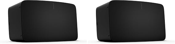 Sonos Five - Black - Wireless HiFi Speaker (Pack of 2)