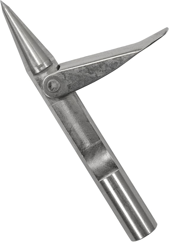 Scuba Choice Palantic 3in Spearfishing Speargun Tip Single Wing Rockpoint Tip 6mm