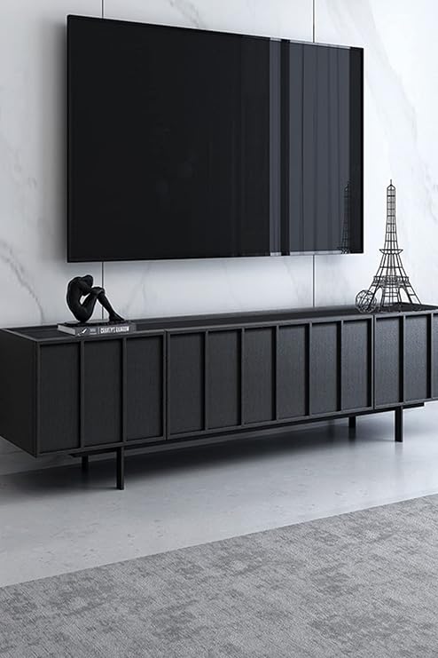Mat Siyah Yapışkanlı Kaplama Folyosu 122 CM X 1 MT