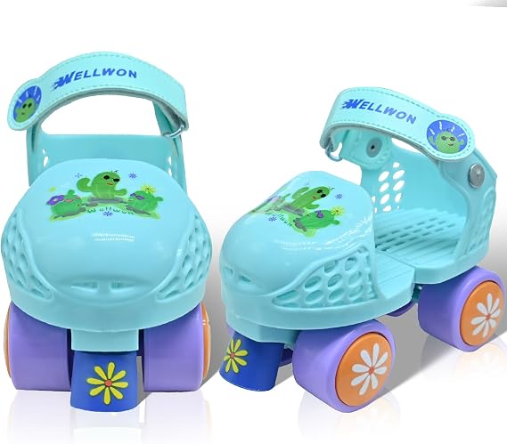 Kids Roller Skate for Girls Boys Ages 2-5 Years Old, Adjustable Toddler Rollerskates, Children Beginner Roller Skate