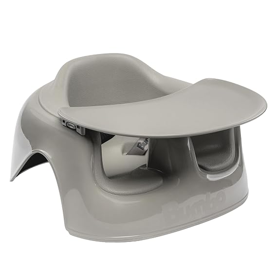 Bumbo Plastic Floor Seat Lite & Tray Combo, 3 to 12 Months, Breige