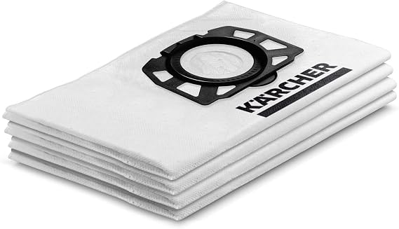 Karcher - Fleece Filter Bags - Replacement Part - For Karcher WD4, WD5, WD5/P Wet & Dry Vacuums