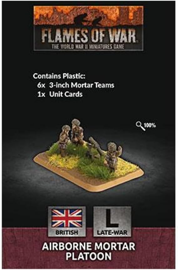 Flames of War: Late War: British Airbourne Mortar Platoon (BR815)