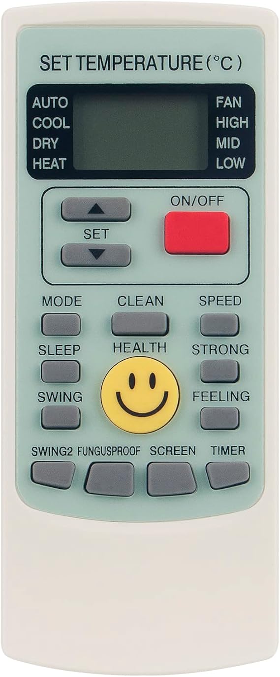 YKR-H/209E Replacement Remote fit for AUX Air Conditioner Universal AC | Remote Control AC A/C Remote Control