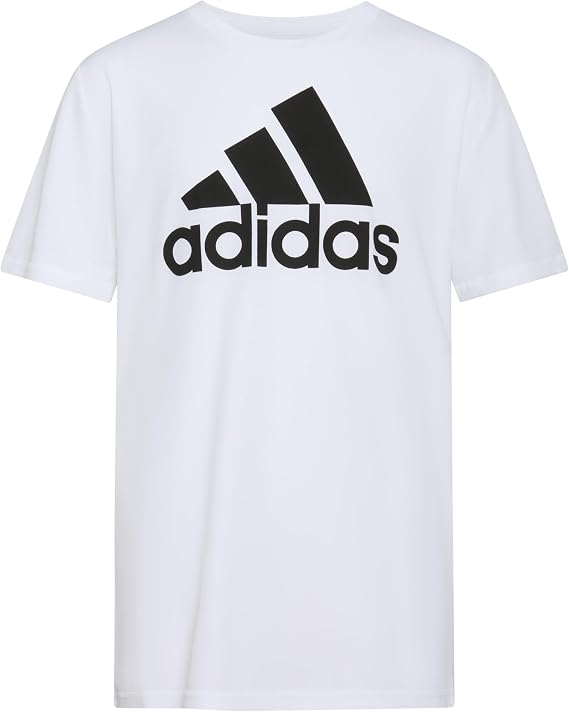 adidas Boys Short Sleeve Aeroready Performance Logo Tee T-Shirt