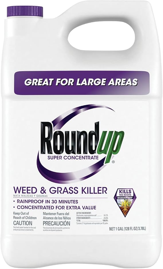 Roundup Super Concentrate Weed & Grass Killer, 1 gal.