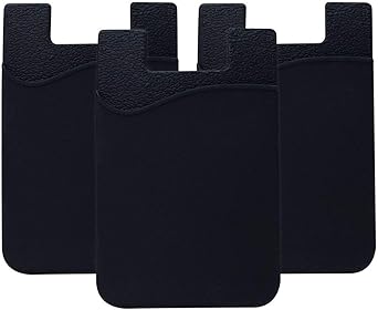 Agentwhiteusa Cell Phone Stick on Wallet (for Credit Card, Business Card & Id) compatible with iPhone, Android & Most Smartphones