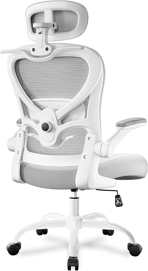 Ergonomic Office Chair, Mesh Home Office Desk Chairs with 3D Headrest