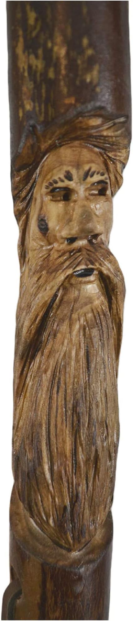 Mountain Man Walking Stick, Dark Wood Walking Stick 60" Tall