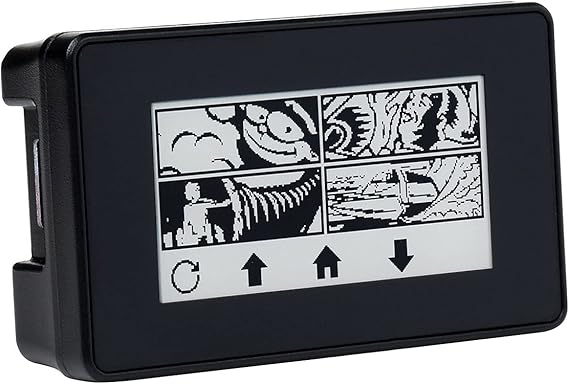 waveshare 2.15" Touch Electronic Paper Display with ABS Case, 250x122 Pixels E-Ink Display for Raspberry Pi Zero 2 W/Raspberry Pi Zero W/Pi Zero WH Partial Updates