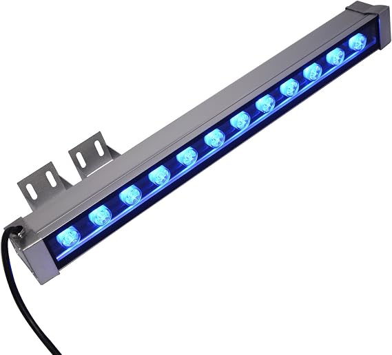 RSN 12W Wall Washer LED Linear Light Blue Outdoor Waterproof IP65 Garden Hotel Bright Building Decorating [Energy Class A+]