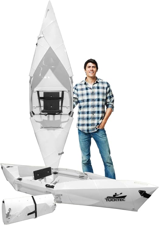 Tucktec 8' Jr. Foldable Kayak - 225 lb. Capacity - Made in USA