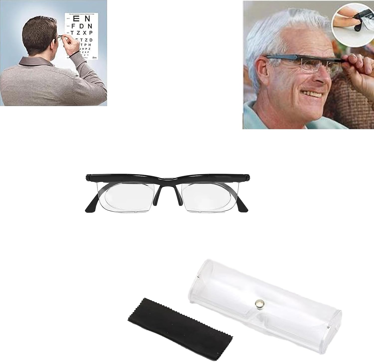 Primafocus - Primafocus Adjustable Glasses,Adjustable Focus Glasses,Variable Eyewear Near and Far for Seniors elders Adult