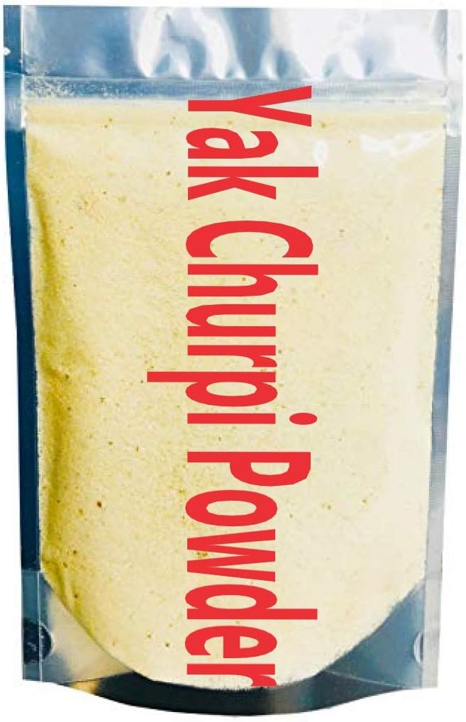 Snow Hill Yak Milk Dry Cheese Dog Chews Powder Best for Small Pups Senior Dog & Cats - Mix Powder on All Types of Pet Foods to Make Yaky Cheese Flavor - Encourage to Finish Their Food Fast