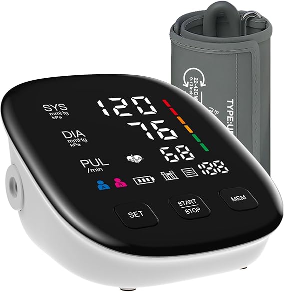 Blood Pressure Monitors Automatic Upper Arm BP Machine for Home Use