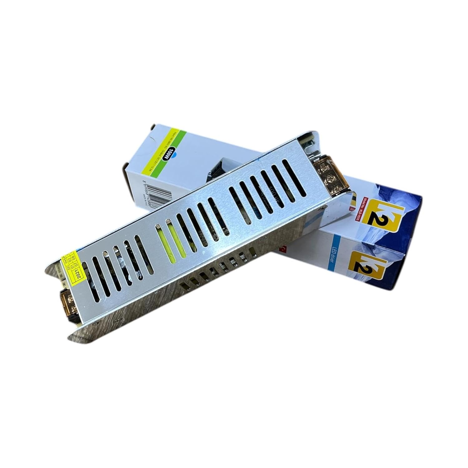 K2 150W 12V LED Trafo Adaptör | 12,5A Güç Kaynağı | Şerit LED, Güvenlik Kamerası ve CCTV Uyumlu | 19x4,5x3,5 cm | 220V Giriş