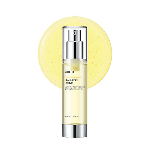 ROVECTIN Vita Dark Spot Correcting Serum Brightening Vitamin C & Niacinamide Serum for Glowing, Even Skin Tone | Vegan & Gentle Formula for Sensitive Skin (1.35 Fl Oz (40 ml))