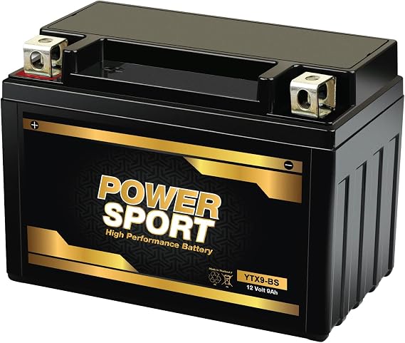 ExpertPower YTX9-BS 12v 9ah Battery Replaces Honda ATV TRX300EX TRX400EX 300EX 400EX CBR900R RR