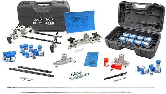 Souber DBB Door Lock Mortiser Master Kit with 30+ Cutters & Accessories
