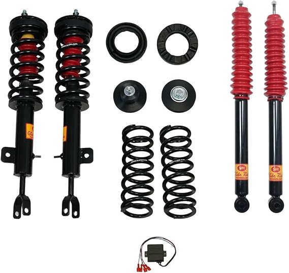 Strutmasters Air Suspension Conversion Kit with Suspension Light Disarm Module compatible with 2011-2013 Hyundai Equus (EQ24FM)