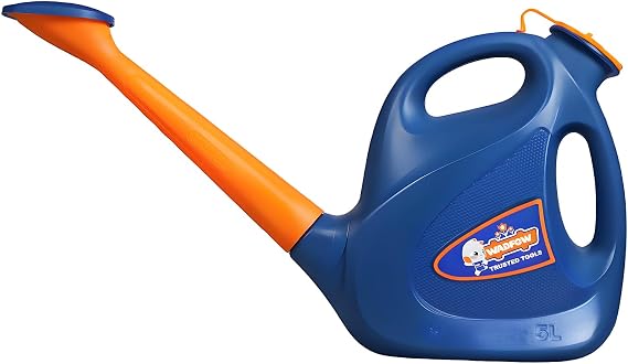 WADFOW 1.32 Gallon Watering Can for Indoor & Outdoor, Watering Cans with Detachable Nozzle, Long Spout Watering Can for Indoor Plants Garden Flowers, 5L/170OZ