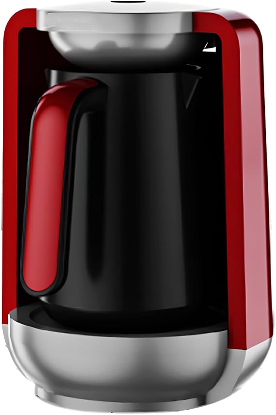 Turkish Coffee Maker,600w Arabic Greek Coffee Pot Maker Electric Machine,Stainless Steel 350ml Electric Turkish Coffee Machine,Large Capacity For Home Travel