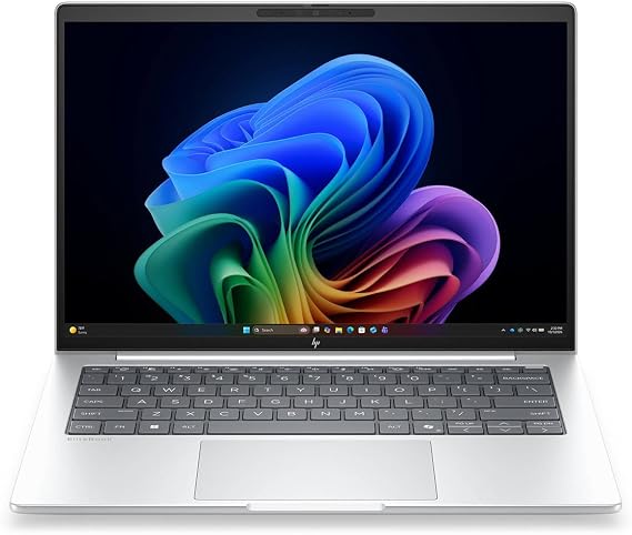 HP EliteBook 8 G2i 14" Copilot+ PC Notebook - WUXGA - Intel Core Ultra 7 Series 3 355-32 GB - 512 GB SSD - English Keyboard - Glacier Silver Aluminum - Intel Chip - 1920 x 1200 - Windows 11 Pro -