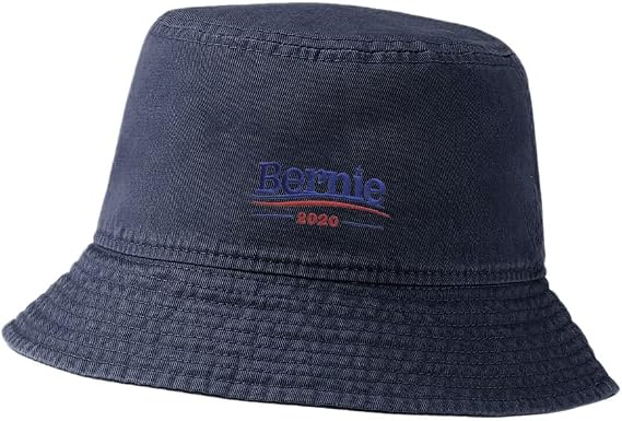 Bucket Hat for Men Women Bernie Sanders 2020 Embroidered Hat
