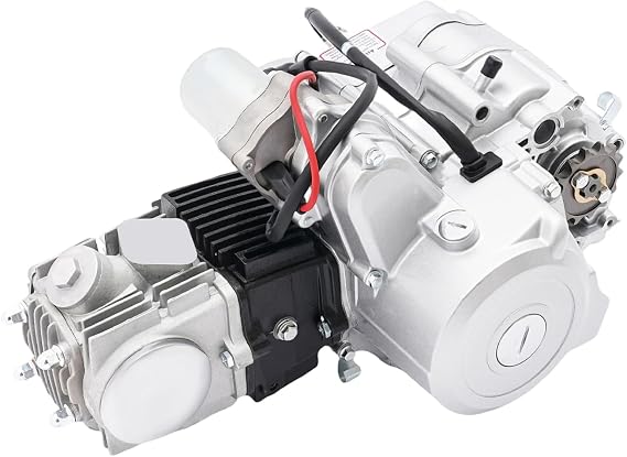 Stepless Variable Speed Engine Assembly 110cc 4-Stroke Single Cylinder Engine Motor for 50cc, 70cc,90cc,110cc ATVs and Go Karts (308-999003 Model)