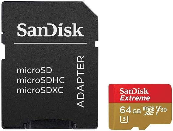 SanDisk Extreme 64 GB Class 10/UHS-I (U3) microSDXC