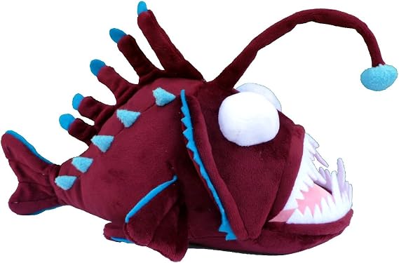 Adore 12" Alvin the Anglerfish Plush Stuffed Animal Toy