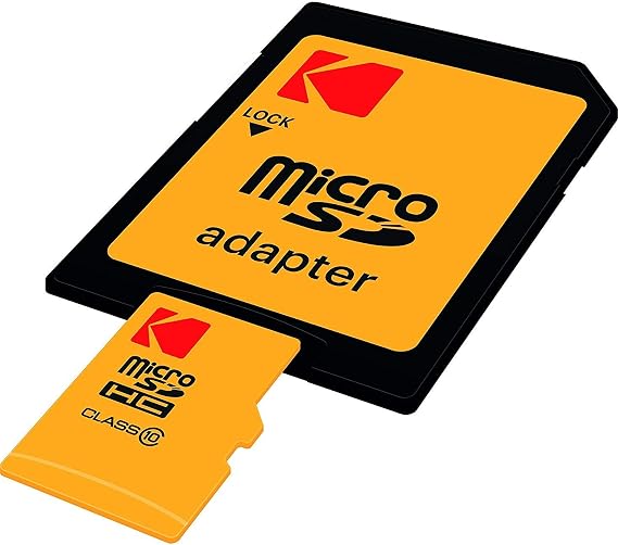 Kodak 32 GB Class 10 MicroSD hafıza kartı, SD adaptörlü