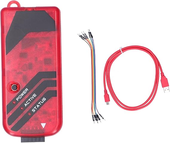 PICKIT3 Programmer, PICKIT3 PIC Debugger Programming Kit with USB Cable, Resin PIC Microcontroller Programmer for Beginner Programming Adapter