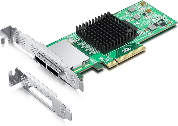 External PCI Express SAS/SATA HBA, SAS2008 Chip, X8, 6Gb/s, Same as 9200-8E