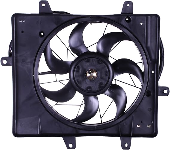 TYG Radiator Cooling Fan Assembly Fit 2006-2010 Chrysler PT Cruiser