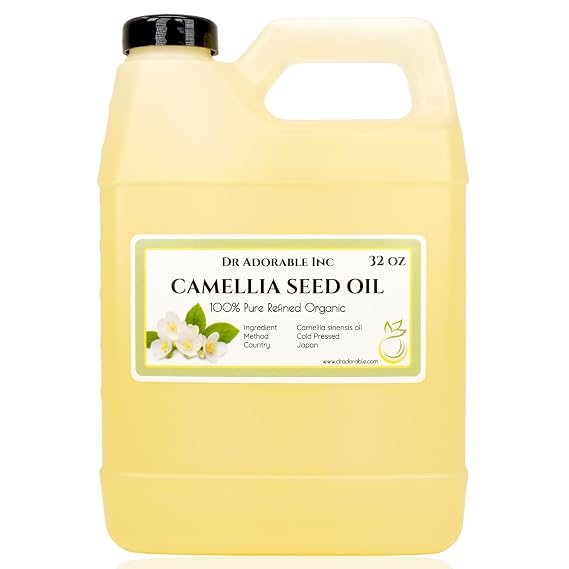 Dr Adorable - 32 oz - Camellia Seed Oil - Pure Organic Cold Pressed