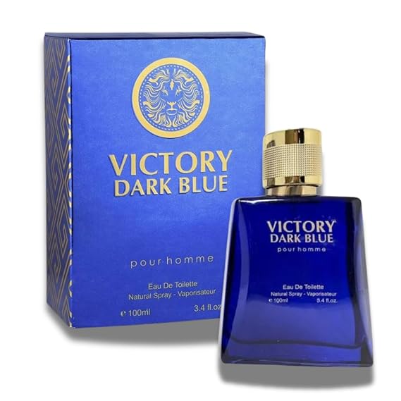 Generic POUR HOMME VICTORY DARK BLUE EAU DE TOILETTE 3.4 FL. OZ Aromatic Fougere fragrance for Men.