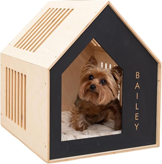 Wooden Dog Crate for Small & Medium Dogs