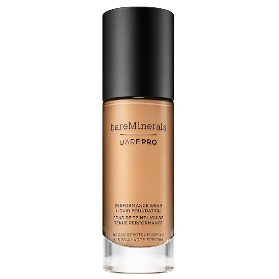 bareMinerals BarePro Performance Wear Liquid Foundation Toffee 19, 1 Ounce