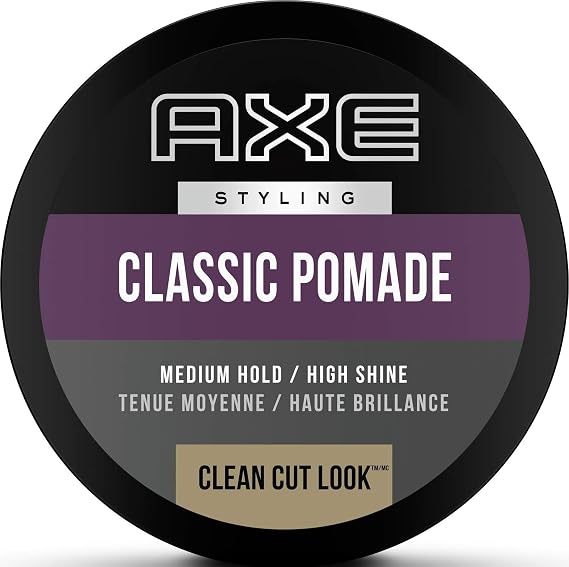 AXE Hair Pomade for Men For a Clean Cut Look Classic Easy to Use Styling Hair Product 2.64 oz