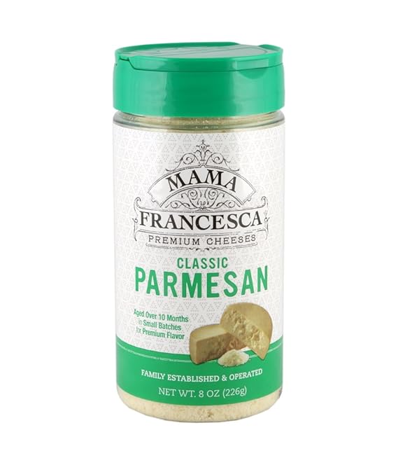 Mama Francesca Premium Classic Parmesan Cheese, 8 Ounce